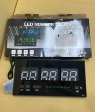 Led number clock for sale  OAKHAM