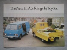 Toyota ace brochure for sale  DARWEN