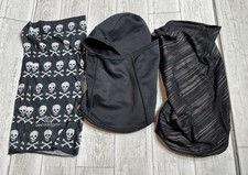 BUFF Gaiter Máscara Facial Headwrap Lã Balaclava Jolly Roger Caveira Pirata LOTE 3 comprar usado  Enviando para Brazil