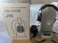 Auriculares JVC HM-200E con cabezal y caja modelo original, muy buen estado segunda mano  Embacar hacia Mexico