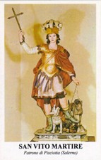 Santino holy card usato  Milano