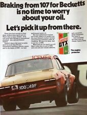 Usado, Óleo de motor Ford 'ESCORT Mk.1' Castrol GTX, anúncio original 1969: 657-154 comprar usado  Enviando para Brazil