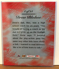 Usado, Drew Bledsoe 1997 Donruss Studio Red Zone Masterpiece Executive Master Proof 1/1 comprar usado  Enviando para Brazil