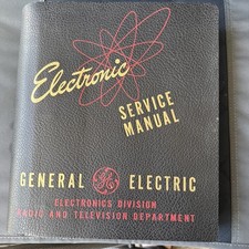 Antigo 1940's GENERAL ELECTRIC Eletrônico MANUAL DE SERVIÇO Rádio/Televisão comprar usado  Enviando para Brazil