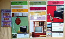 DEPLIANT PHILCO LINEA TELEVISORI 1967 SERIE STANDARD-EXTRA-DE LUXE-BLACK 11 fogl comprar usado  Enviando para Brazil