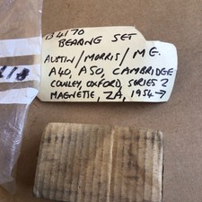 Bearing set big for sale  NORWICH