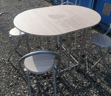 Piece folding dining for sale  SKEGNESS