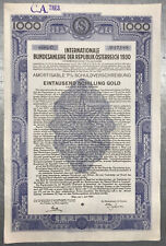 Sale07 austria bundesanleihe gebraucht kaufen  Hamm