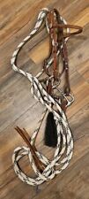 Leather headstall mecate for sale  Cody