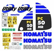 Komatsu decalcomanie adesivi usato  Campagna