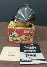Molinete de pesca giratório vintage Zebco modelo 55 resistente na caixa comprar usado  Enviando para Brazil