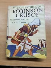 LIVRO ILUSTRADO VINTAGE DANIEL DEFOE "AS AVENTURAS DE ROBINSON CRUSOE" (P4) comprar usado  Enviando para Brazil