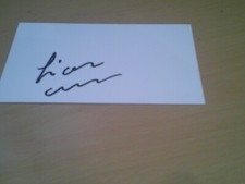 Signed card boxer for sale  LINCOLN