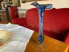 Glas vase blau gebraucht kaufen  Bremen