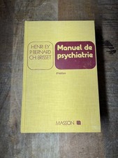 Manuel psychiatrie editions d'occasion  Lyon I