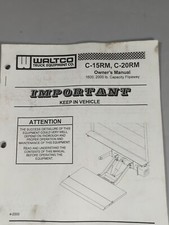 Waltco 15rm 20rm for sale  Waterbury