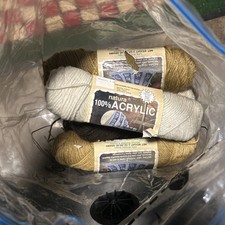 Pacote de fios Natura - Lote de 9 novelos - Marrom e branco comprar usado  Enviando para Brazil