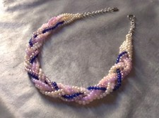 Collana intrecciata girocollo usato  Agrigento