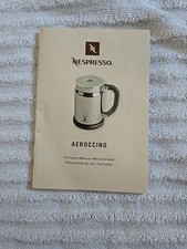 Nespresso aeroccino instructio d'occasion  Expédié en Belgium