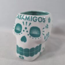 Caneca Casamigos Skull Tequila branca azul George Clooney Dia dos Mortos Bar comprar usado  Enviando para Brazil