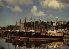 Barcos de pesca Sassnitz Alemanha cartão postal antigo y292 comprar usado  Enviando para Brazil