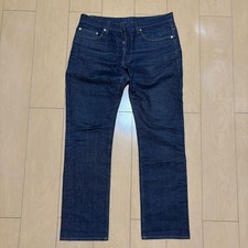 CALÇA JEANS DIOR USADA EM ÍNDIGO COM BOTÃO FLY ACEITÁVEL M-56A8 comprar usado  Enviando para Brazil
