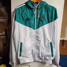 Jaqueta de futebol Adidas Euro Real Madrid FC corta-vento rara - masculina grande comprar usado  Enviando para Brazil