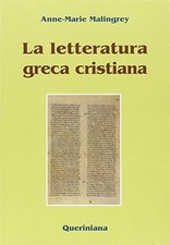 Letteratura greca cristiana usato  Italia