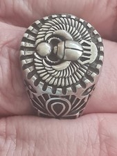 Silver scarab egyptian for sale  BIRMINGHAM