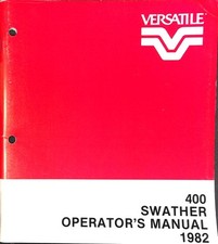 Versatile 400 swather for sale  USA