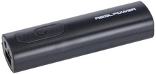 Powerbank RealPower 2600 mAh czarny, litowo-jonowy, bateria USB, używany na sprzedaż  PL