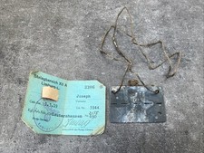 Ancienne plaque prisonnier d'occasion  Aix-les-Bains