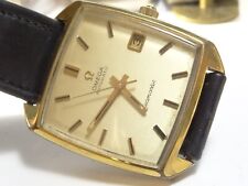 1981 Omega Seamaster KeyBolt Compressor 33mm 24J relógio automático mostrador dourado R565 comprar usado  Enviando para Brazil