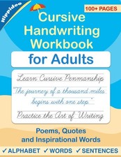 Cursive handwriting workbook for sale  Lynden