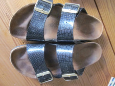Birkenstock arizona metallic gebraucht kaufen  Bad Segeberg