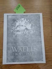 Wallis tractor sales for sale  WHITCHURCH