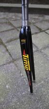 TIME Stiletto Steel Barrel Carbon Fork / 1" Thread ITA / Black / 28" 700C Gabel comprar usado  Enviando para Brazil