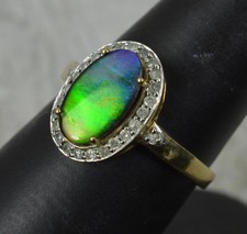 Colourful ammolite diamond for sale  UK