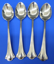 4 - Cubiertos de acero inoxidable brillante LYON International RESPLENDENCE de 6" CUCHARADITAS segunda mano  Embacar hacia Mexico