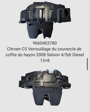 9660403780citroen verrouillage d'occasion  Pulligny
