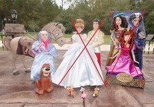 Boneca Disney Princesa Cinderela Fada Madrinha Cavalo Maior Bruno Cachorro Jaq Gus Su comprar usado  Enviando para Brazil