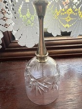 Crystal glass bell for sale  DARTFORD