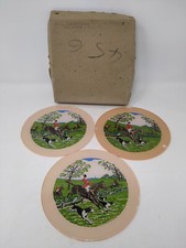 Vintage painted glass for sale  MARKET RASEN