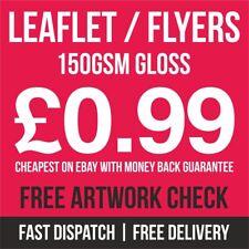 Flyer leaflets printed for sale  BIRMINGHAM