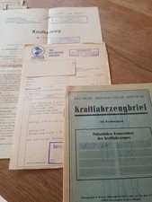 Ddr kaufvertrag kraftfahrzeugb gebraucht kaufen  Bogel, Mieheln, Weyer