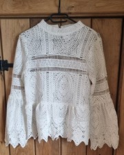 Bnwot white guipure for sale  CHICHESTER