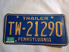 Pennsylvania trailer license for sale  New Castle