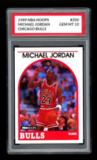 GRADED GEM MT 10 1989-90 Aros MICHAEL JORDAN #200 CHICAGO BULLS comprar usado  Enviando para Brazil