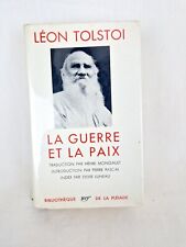 Pleiade leon tolstoi d'occasion  Bazas