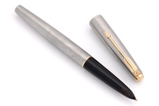 Caneta-tinteiro PARKER 61 FLIGHTER + STUBBY WIDE NOVA NA CAIXA [DÉCADA DE 1960] [TOTALMENTE REPARADA] comprar usado  Enviando para Brazil